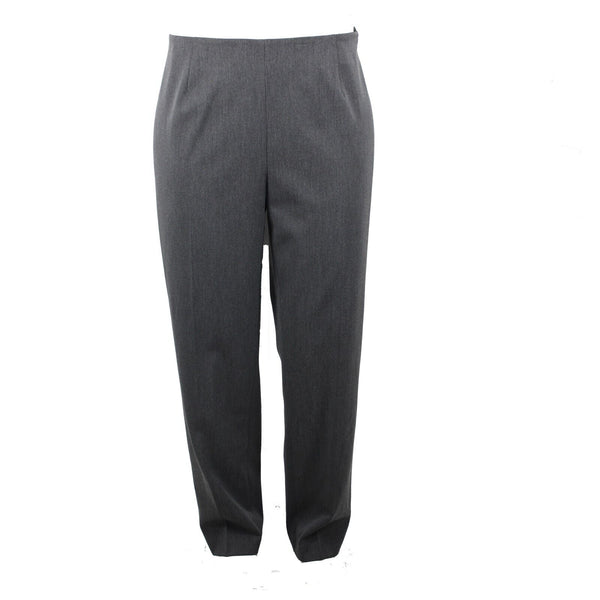 Saks Fifth Ave NEW $178 Melissa Sz 16W x 32 Charcoal Black Poly Viscose Pant