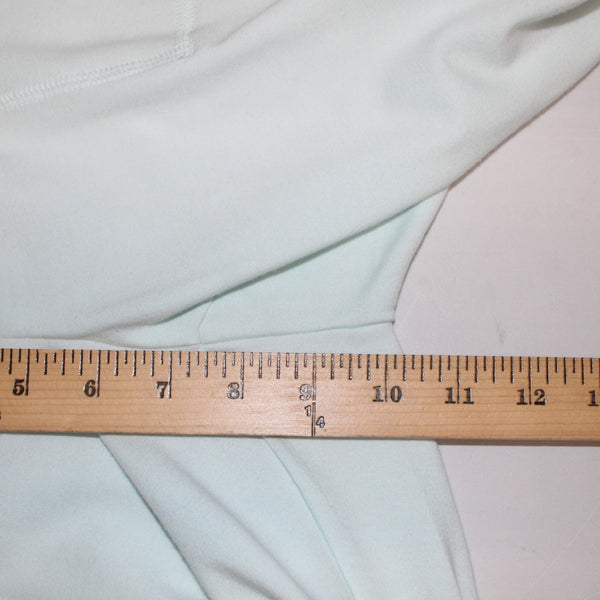 New York And Company AW Pant NEW $45 Sz M x 29 Aqua Blue Pockets Zip Cotton Poly