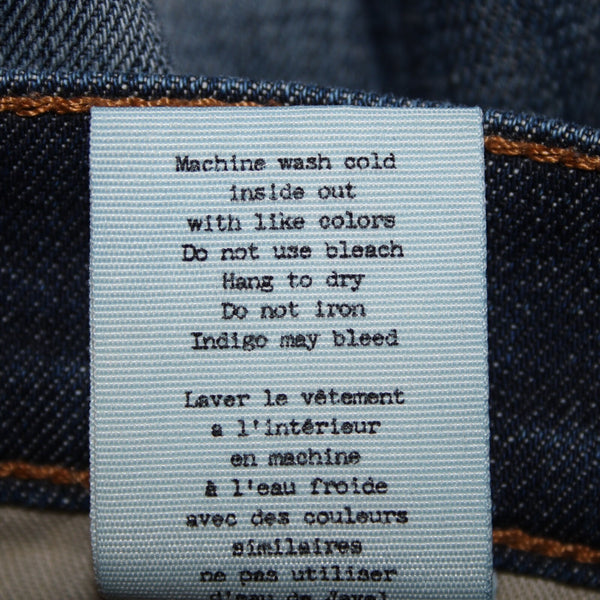 Rag Bone The Dre Sz 27 x 30 Blue Denim Straight Cotton Polyurethane Jeans