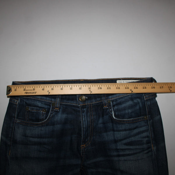 Rag Bone The Dre Sz 27 x 30 Blue Denim Straight Cotton Polyurethane Jeans