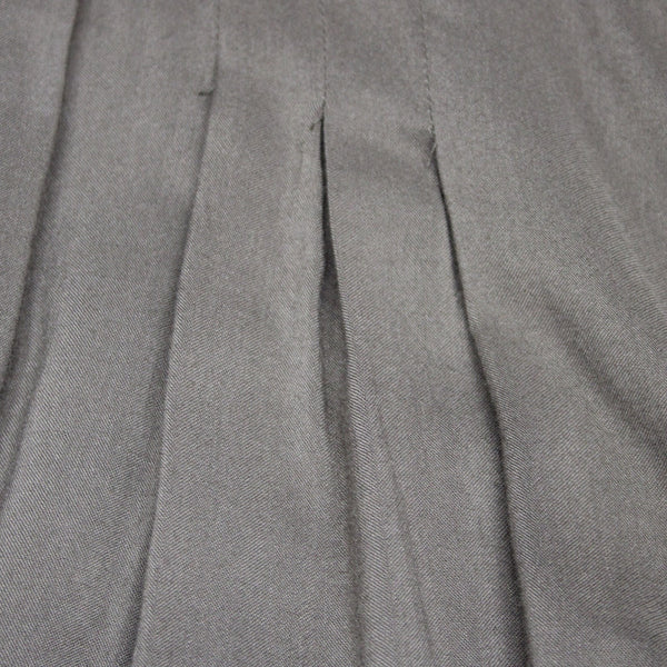 Catwalk Studio Pant NEW $40 Sz L x 31 Moss Green Pleated Sheer Cotton Poly Pant