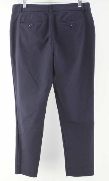 Charter Club Sz 8 X 26 Navy Classic Fit Cotton Nylon Spandex Crop Pant