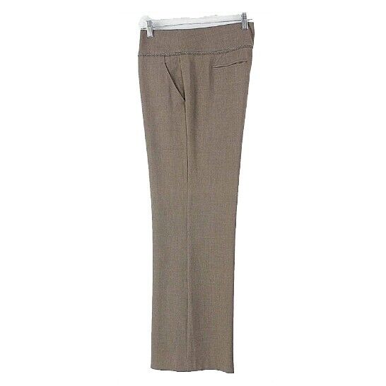 Chenault Sz 10 x 34 Brown Poly Rayon Spandex Acetate Lining Trouser Pant