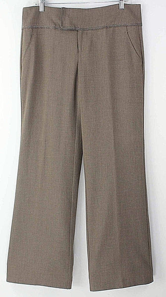 Chenault Sz 10 x 34 Brown Poly Rayon Spandex Acetate Lining Trouser Pant