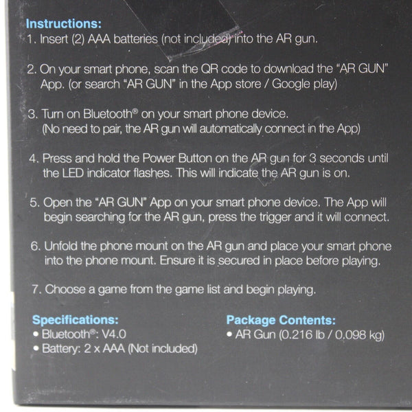 Hype Bluetooth Compatible Deluxe Gaming Ar Gun
