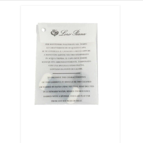 Loro Piana Black Cashmere Button New Albatross Sz 56 Repair Kit #5