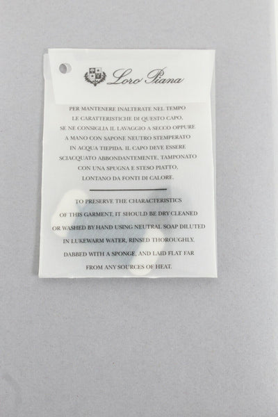Loro Piana Black Cashmere Button New Albatross Sz 56 Repair Kit #5