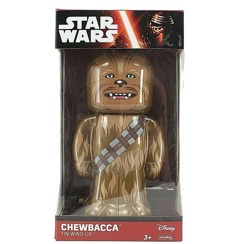 Schylling Star Wars 7" Inch Chewbacca Tin Wind Up Collectible Toy