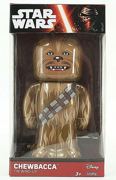 Schylling Star Wars 7" Inch Chewbacca Tin Wind Up Collectible Toy