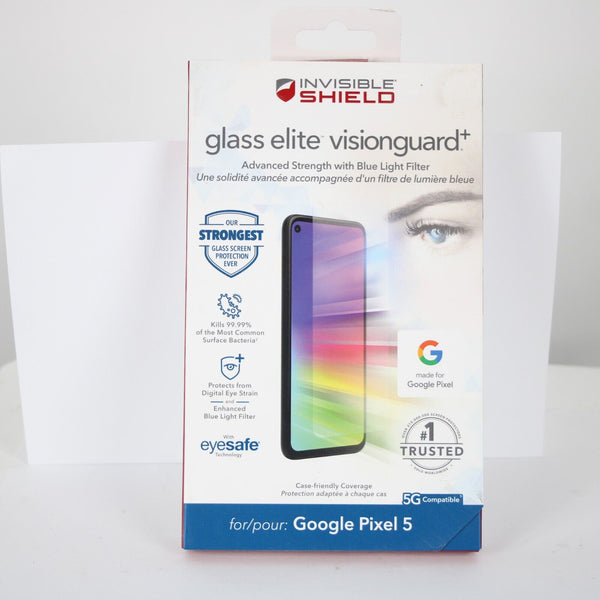 Invisible Shield NEW Eye Safe 5G Compatible Google Pixel 5 Screen Protector
