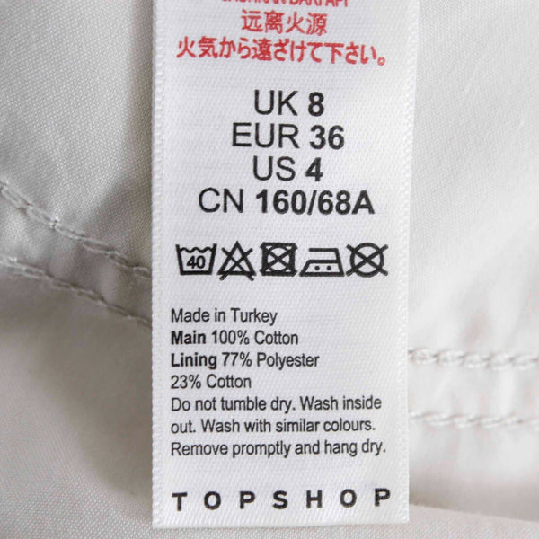 Topshop Sz 4 x 29 Purple Multi Camo Elastic Cuff Pockets Cotton Cargo Pant