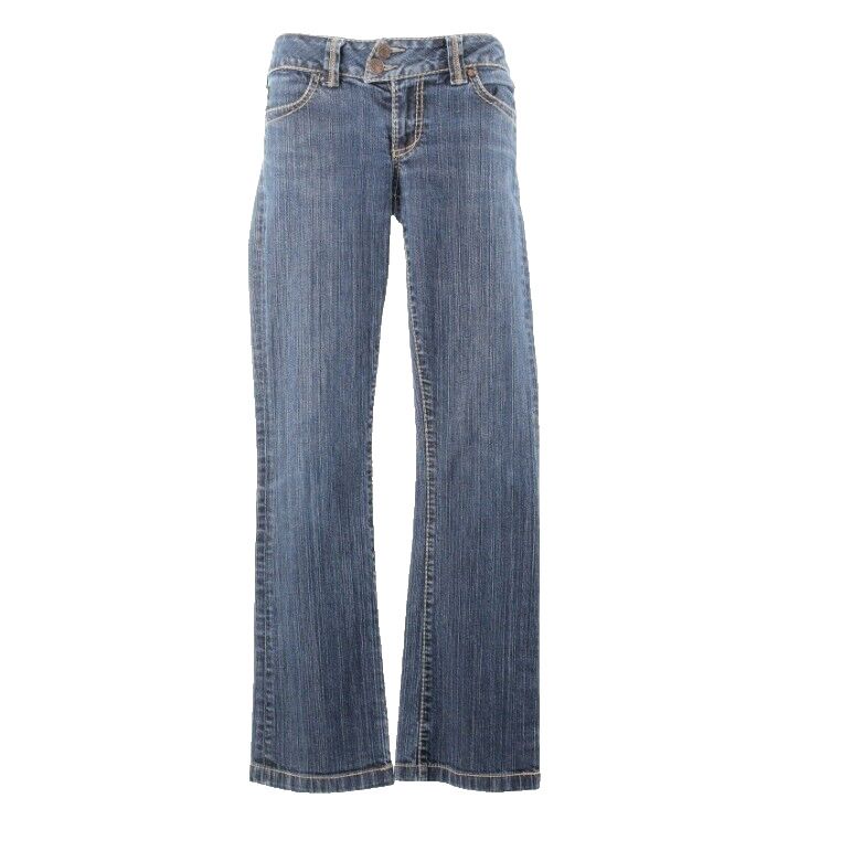 Serfontaine Sz 26 x 30 Blue Denim 2" Zipper Cotton Lycra Jean