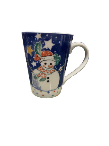 Noritake Epoch Christmas Snowman 4.5" Coffee Cup
