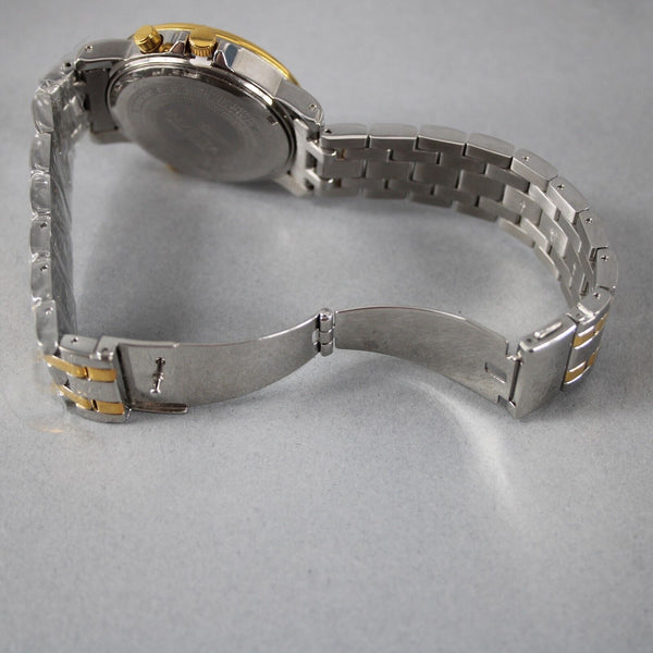 Invicta 3020 Sapphire Crystal Silver Gold Navy Water Resistant Stainless Watch