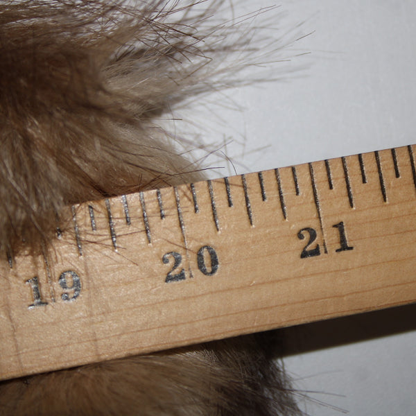 INC Radiance NEW $139 Sz XL Brown Tan Faux Fur Gray Chunky Knit Bohemian Vest