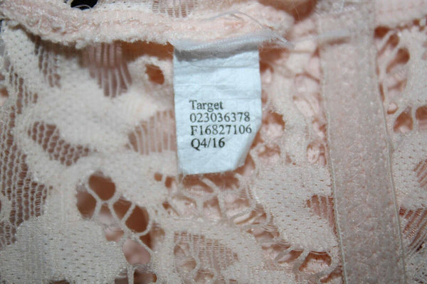 Target Sz M? Peach Orange Lace Bralette