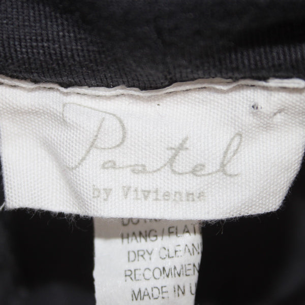 Pastel Vivienne Dress Sz 3XL Gray Pleated Half Sleeve Round Neck Rayon Spandex