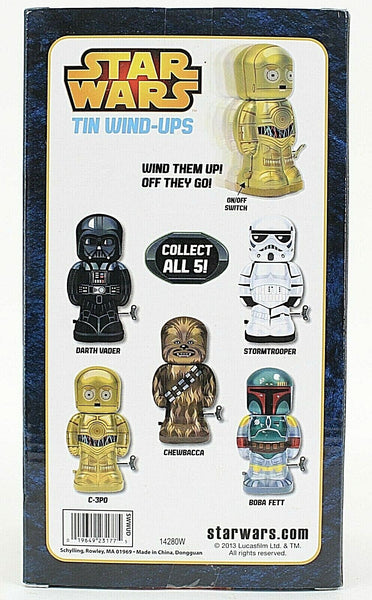 Schylling Star Wars 2013 7" Darth Vader Tin Wind Up Collectible Doll