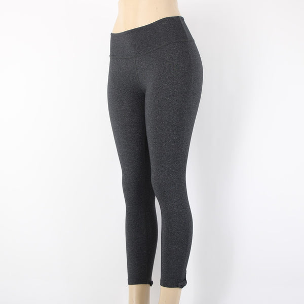 Kate Spade Beyond Yoga Sz S x 20 Charcoal Black Pull On Polyamide Poly AW Pant