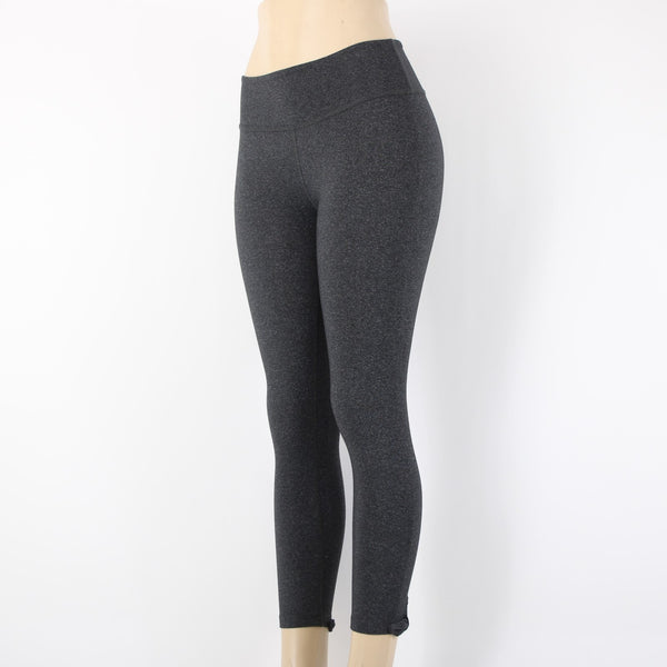 Kate Spade Beyond Yoga Sz S x 20 Charcoal Black Pull On Polyamide Poly AW Pant