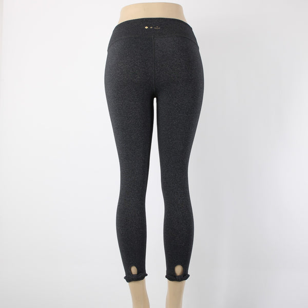 Kate Spade Beyond Yoga Sz S x 20 Charcoal Black Pull On Polyamide Poly AW Pant