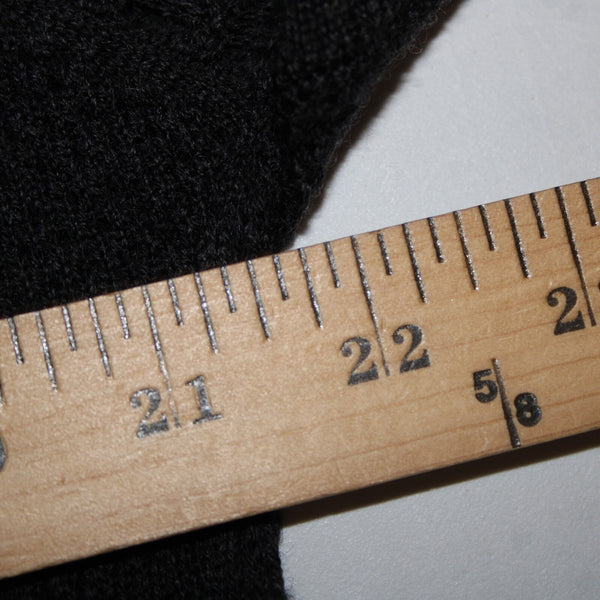 Eileen Fisher Sz S Black Open Knit Draped Collar No Fabric Label Wrap Sweater