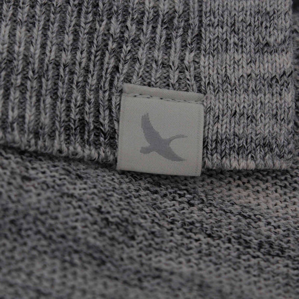 Eddie Bauer Sz S Heather Gray Open Pockets Ribbed Hem Cotton Blend Knit Cardigan