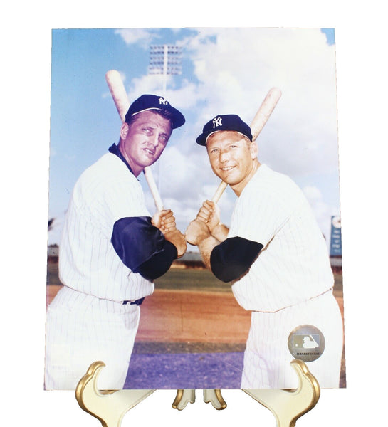 New York Yankees 2002 Mickey Mantle And Roger Maris 8 X 10 Photograph
