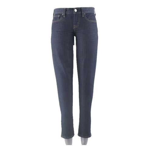 J Crew Toothpick NEW $125 Sz 26 X 29 Blue Denim Ankle Cotton Blend Jeans