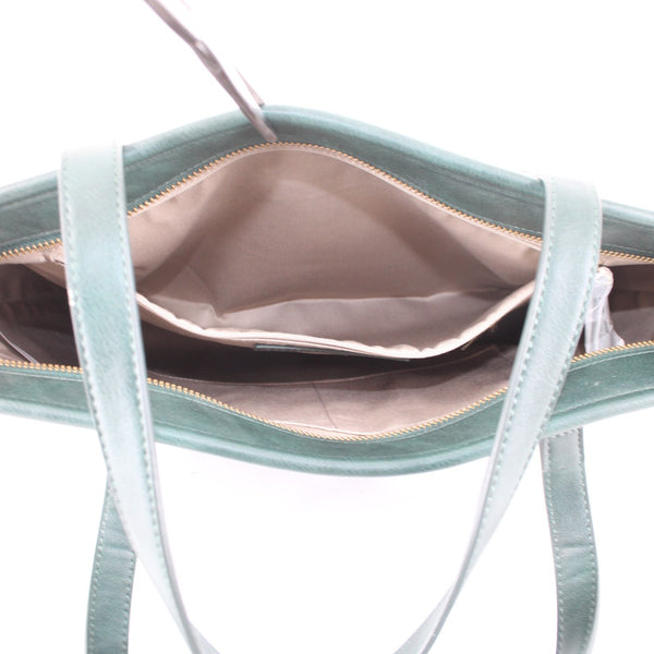 J Crew Purse NEW $109 16 x 12 x 3 Green Navy Blue Plaid Shoulder Purse