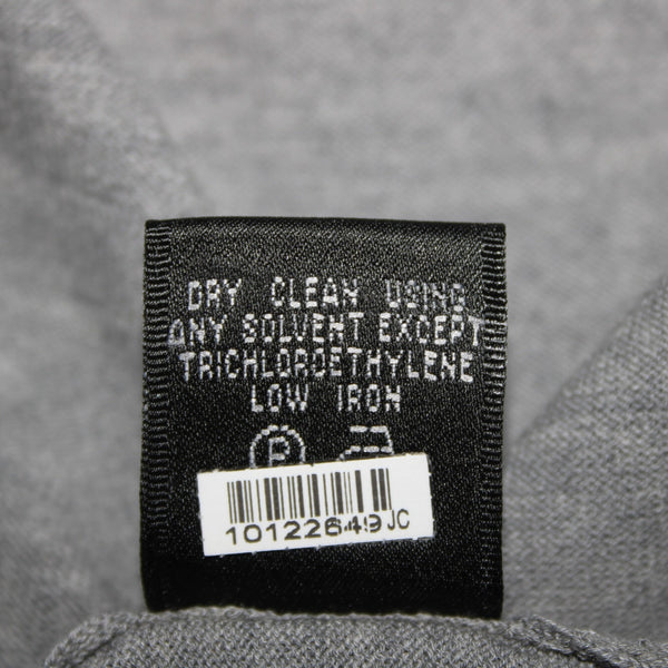 Lafayette 148 Sz P Gray Black Waterfall Ombre Draped 100% Cotton Wrap Sweater