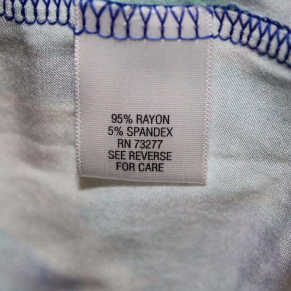 Apt 9 Dress NEW $50 Sz XL Blue Multi Color Floral Knit Maxi Rayon Spandex Dress