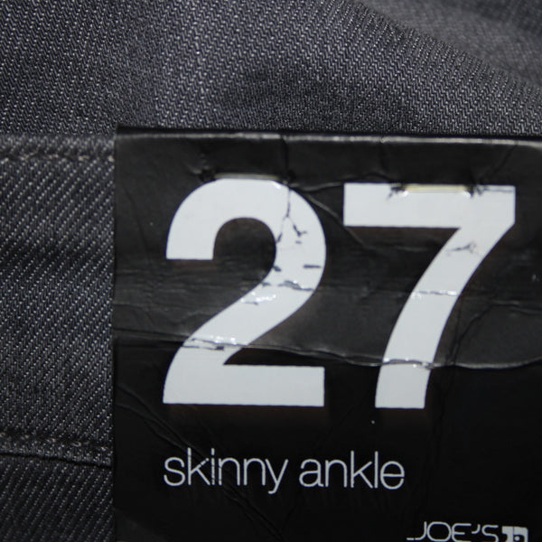 Joes Skinny Ankle NEW Sz 27 x 29 Gray Denim  Cotton Polyester Lyocell Jeans