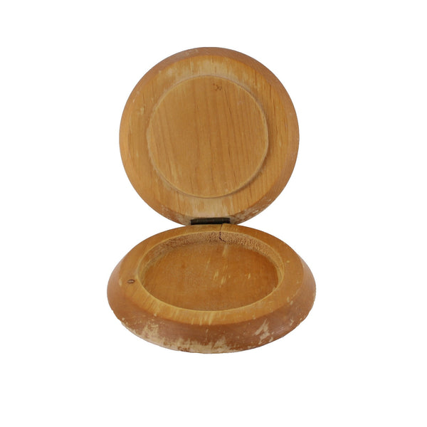 Hamburger Press 7 x 1.5 Brown Wood Hand Painted Roosters