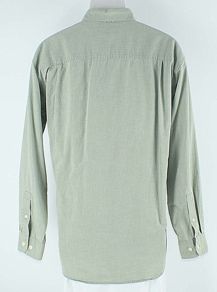 Timberland Sz M Mint Green LS 100% Cotton Men's Button Down Shirt