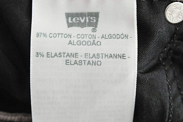 Levi's 535 Sz 1 x 30 Taupe Black Print Skinny Denim Cotton Blend Legging Pant
