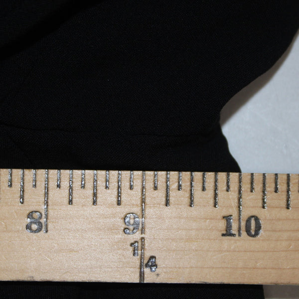 Oscar De La Renta Pant Sz 2 x 33 Black Straight Leg Wool Elastane Pant