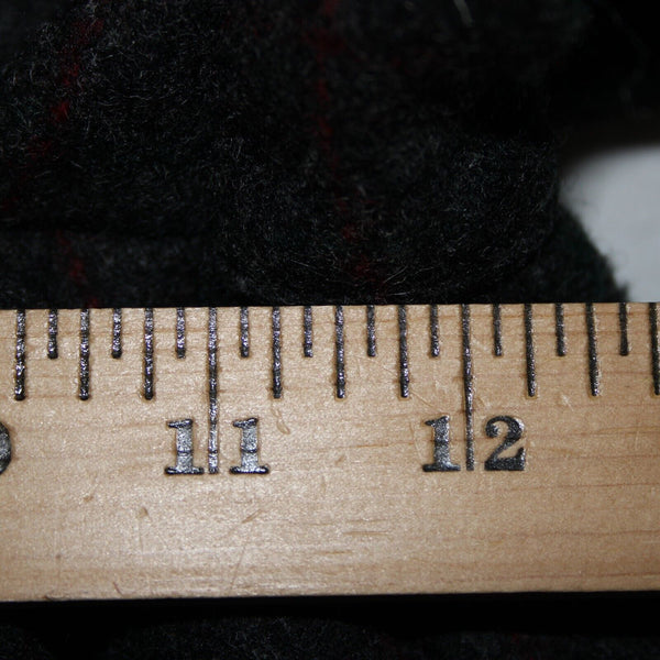 Woolrich Sz 34 x 30 Gray Black Red Plaid With Suspenders Braces Wool Nylon Pants