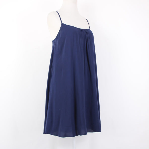 Lily Pulitzer Dress Sz XS Navy Blue Lined Sleeveless Rayon Polyester Dress