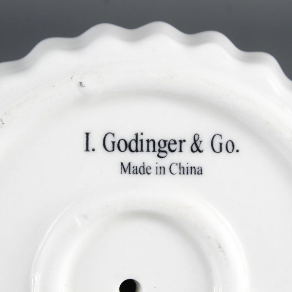 I Godinger & Go 5" Cream White Eiffel Tower Ring Holder