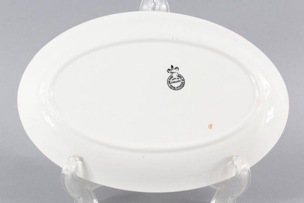 John Maddock England 10.5 x 7.5 Indian Tree Royal Vitreous Oval Platter