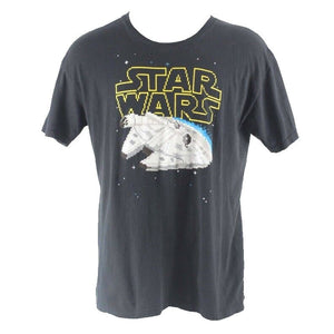 Star Wars Sz XL Black Multi Starship 100% Cotton T Shirt