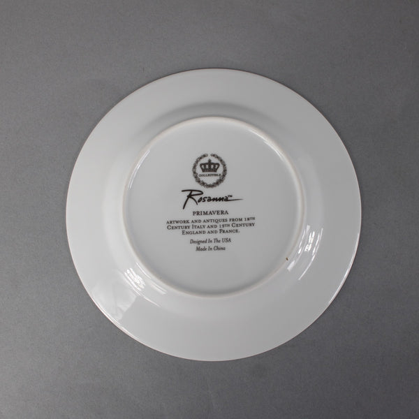 Primavera Plate Set Rosanna Collectible 19th Century England Bone China Plate
