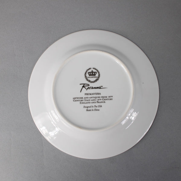 Primavera Plate Set Rosanna Collectible 19th Century England Bone China Plate