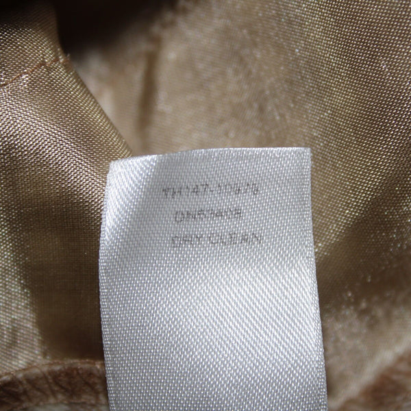 Pendleton Sz 14 x 30 Brown Cream Check Pockets 100% Virgin Wool Pant