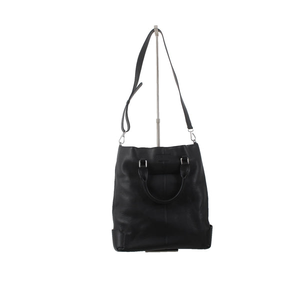 Belber Purse NWOT Black 16 x 16 x 5 Inner Pockets Adjustable Strap Leather Purse