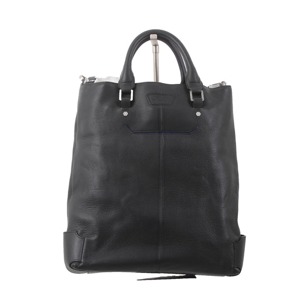 Belber Purse NWOT Black 16 x 16 x 5 Inner Pockets Adjustable Strap Leather Purse