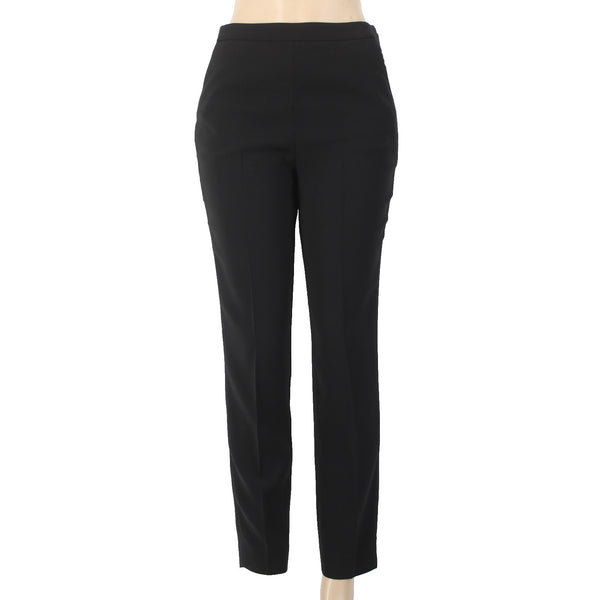 Ted Baker Pant Sz 1 x 28 Black Pockets Ankle Polyester Elastane Pant
