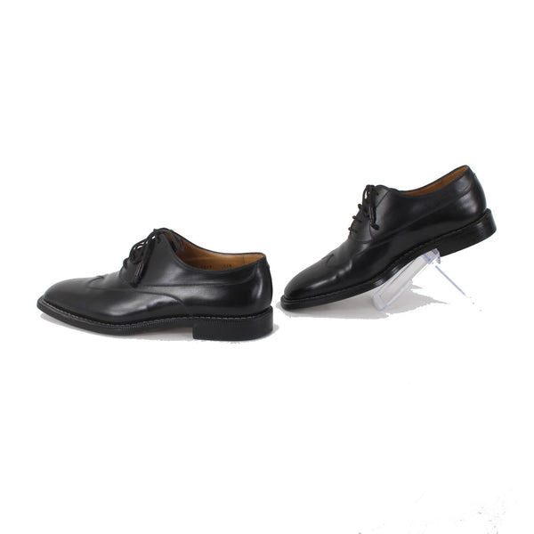 StefanoBi Shoes Sz 12 Black Lace Up Oxford Leather Dress Shoes