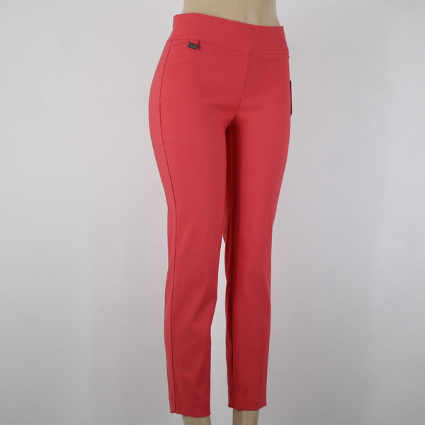 Premise NEW $58 Bengaline Sz XS x 26.5 Watermelon Pink Rayon Nylon Capri Pant